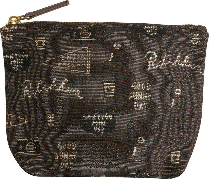 San-X Rilakkuma Pouch - Convenient Inner Pocket Feature CU57901- Japan Figure Store - #1 Bring To You The Best Japanese Goods