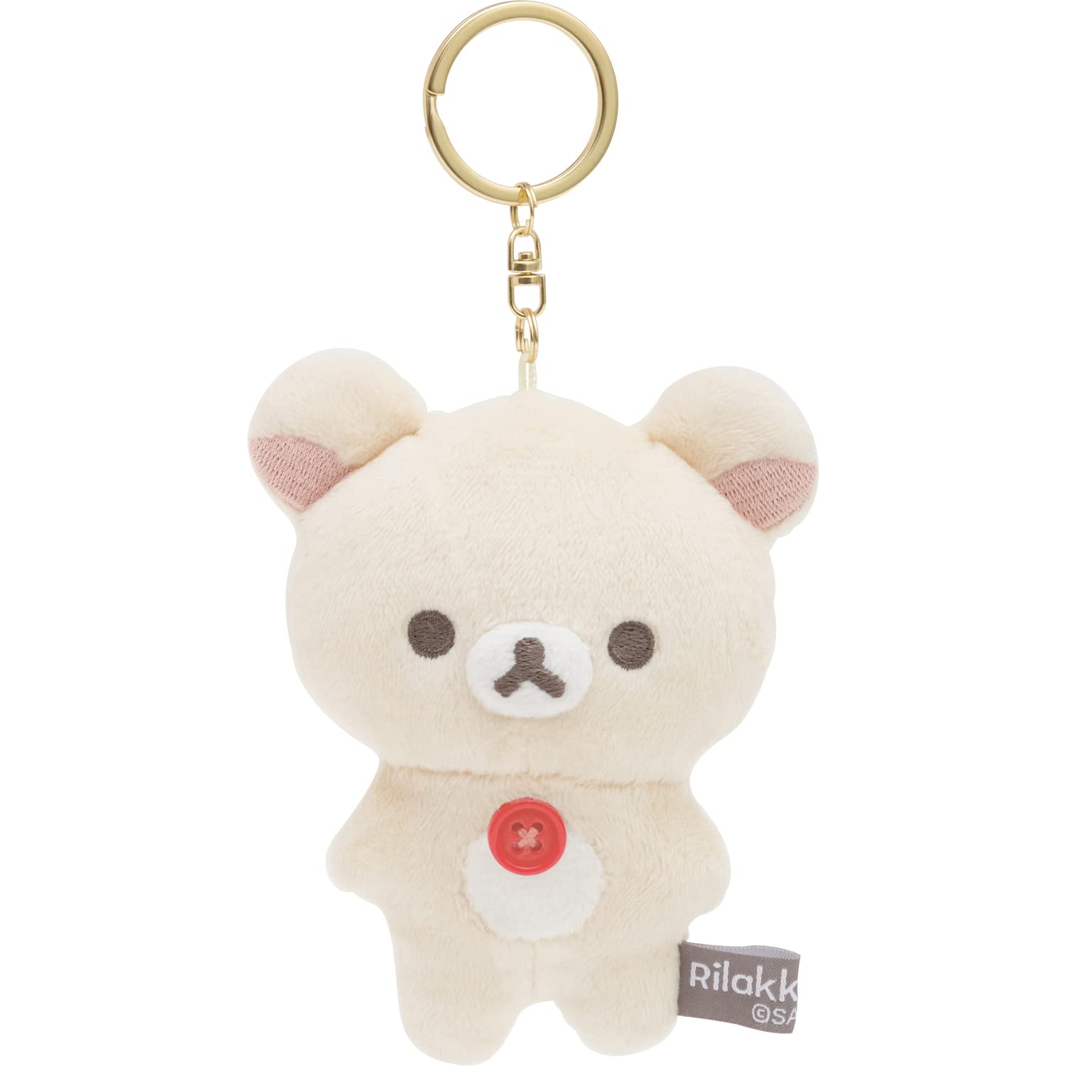 San-X Rilakkuma New Basic Hanging Stuffed Toy Korilakkuma Mf99701- Japan Figure Store - #1 Bring To You The Best Japanese Goods
