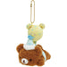 San-X Rilakkuma Smile Happy For You Chiiroikoguma Hanging Stuffed Toy MF81501- Japan Figure Store - #1 Bring To You The Best Japanese Goods