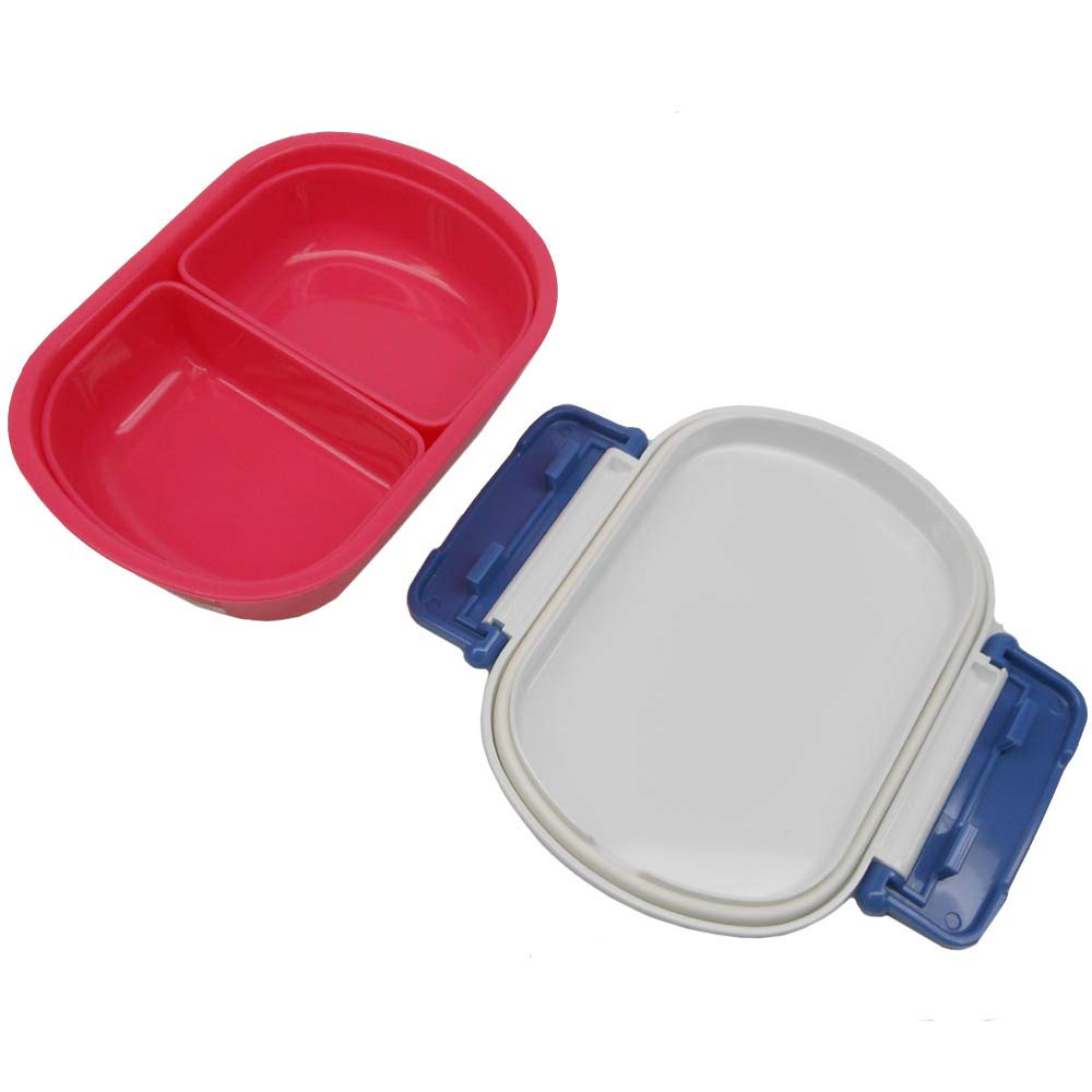 San-X White Rilakkuma Compact Lunch Box Ky71901 - Ideal for Tight Spaces- Japan Figure Store - #1 Bring To You The Best Japanese Goods