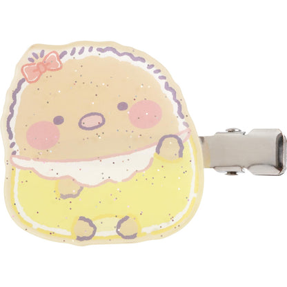 San-X Sumikko Gurashi Japan Hair Clip Tonkatsu & Shrimp Tail Fe37505- Japan Figure Store - #1 Bring To You The Best Japanese Goods