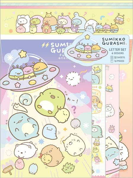 San-X Japan Sumikko Gurashi Letter Set Lh78201- Japan Figure Store - #1 Bring To You The Best Japanese Goods