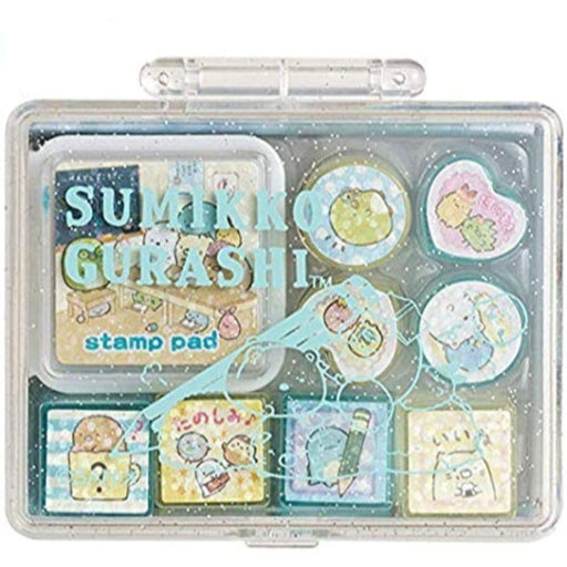 SAN-X Sumikko Gurashi Stamp Set Mini Blue- Japan Figure Store - #1 Bring To You The Best Japanese Goods