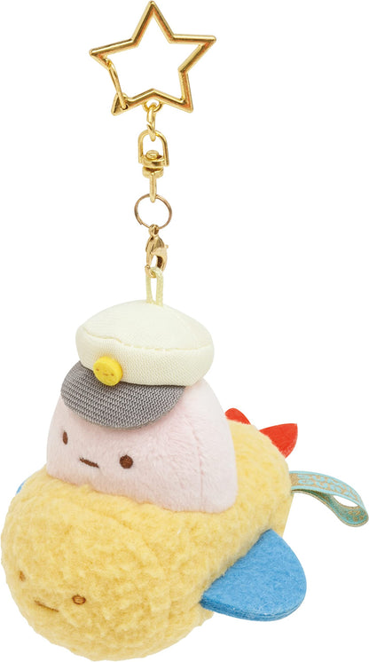 San-X Sumikkogurashi Hanging Stuffed Toy Shrimp Souvenir Food Kingdom Mf93301- Japan Figure Store - #1 Bring To You The Best Japanese Goods