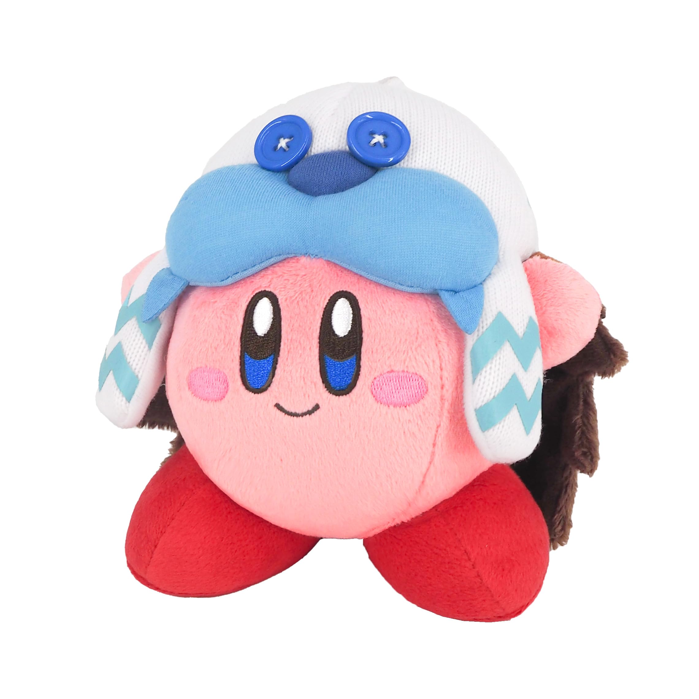 Sanei Boeki Kirby Of Stars Discovery Frost Ice Kirby Stuffed Toy (S) W14xD12xH15cm- Japan Figure Store - #1 Bring To You The Best Japanese Goods