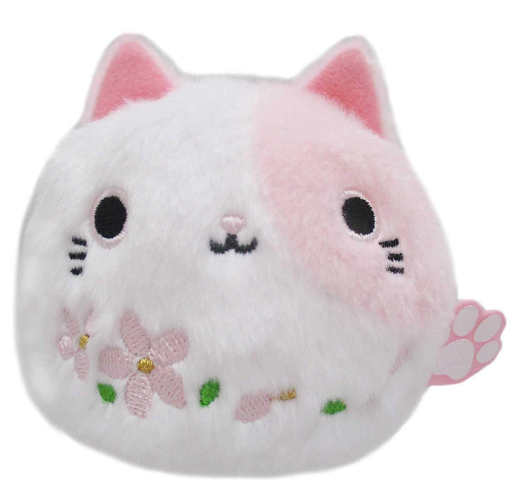 Sanei Boeki Plush Cat Dango Sakura W7.5xD6xH7cm Animal- Japan Figure Store - #1 Bring To You The Best Japanese Goods