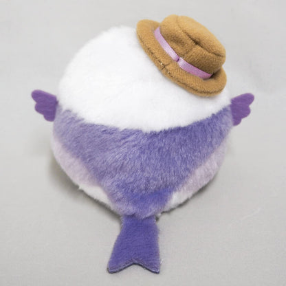 Sanei Boeki Tori Dango Lavender Shimaenaga Stuffed Toy W9xD8xH7cm- Japan Figure Store - #1 Bring To You The Best Japanese Goods