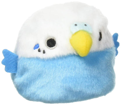Sanei Boeki Plush Toy Dango Budgie Blue W9xD8xH7cm- Japan Figure Store - #1 Bring To You The Best Japanese Goods