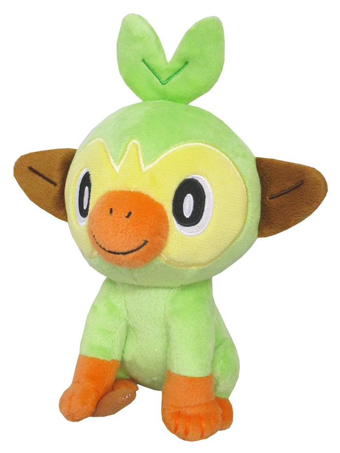 SAN-EI Pokemon All Star Collection Grookey Plush Toy S- Japan Figure Store - #1 Bring To You The Best Japanese Goods