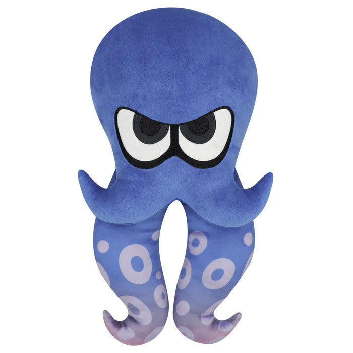 Sanei Boeki Splatoon 3 All Star Octopus Plush W20xD11xH42cm Sp39 Blue- Japan Figure Store - #1 Bring To You The Best Japanese Goods