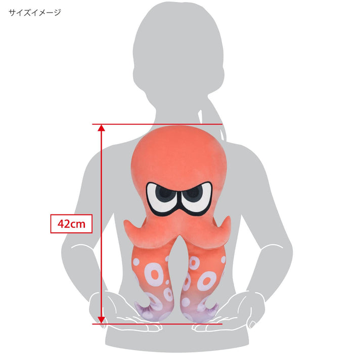 Sanei Boeki Splatoon3 All Star Collection Octopus Red (M) Plush Height 42Cm Sp40- Japan Figure Store - #1 Bring To You The Best Japanese Goods
