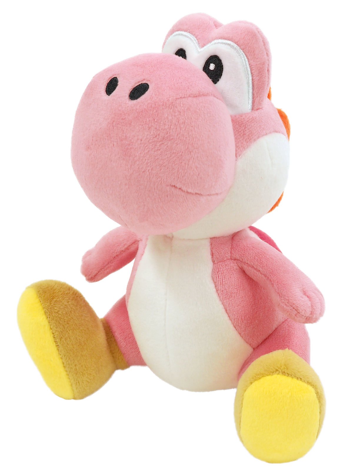 SAN-EI Super Mario All Star Collection Plush Doll Pink Yoshi S- Japan Figure Store - #1 Bring To You The Best Japanese Goods