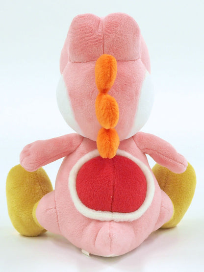 SAN-EI Super Mario All Star Collection Plush Doll Pink Yoshi S- Japan Figure Store - #1 Bring To You The Best Japanese Goods