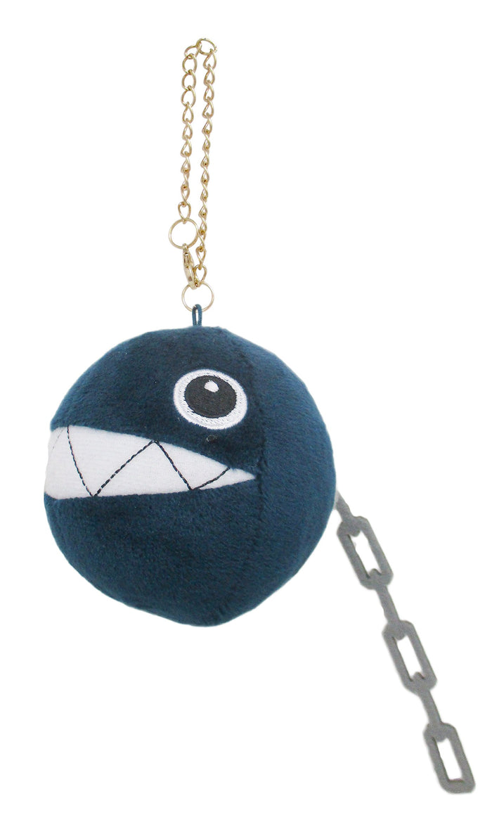 SAN-EI Super Mario All Star Collection Chain Chomp Mascot- Japan Figure Store - #1 Bring To You The Best Japanese Goods