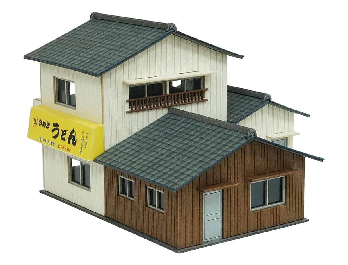 Sankei Nostalgic Diorama Series 1/150 Udon Shop Paper Craft Mp03-112- Japan Figure Store - #1 Bring To You The Best Japanese Goods