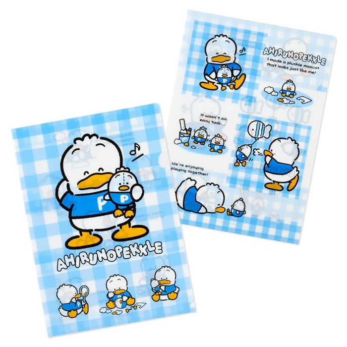 Sanrio Japan Duck Peckle Clear File Set (2) - Our Goods- Japan Figure Store - #1 Bring To You The Best Japanese Goods