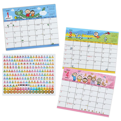Sanrio 2024 Tabo Sheet Calendar Japan | 701149 Everyone'S- Japan Figure Store - #1 Bring To You The Best Japanese Goods