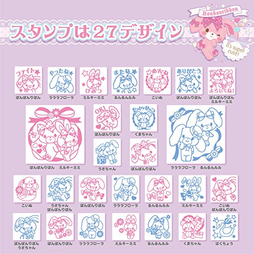 SANRIO Stamp Set 27 Stamps Bonbonribbon- Japan Figure Store - #1 Bring To You The Best Japanese Goods