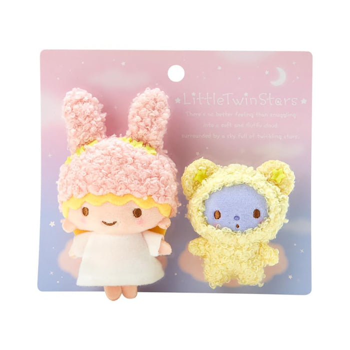 Sanrio Little Twin Stars Kikirara 10.5x5.5x4cm Fluffy Fancy Design Series Character 013404- Japan Figure Store - #1 Bring To You The Best Japanese Goods