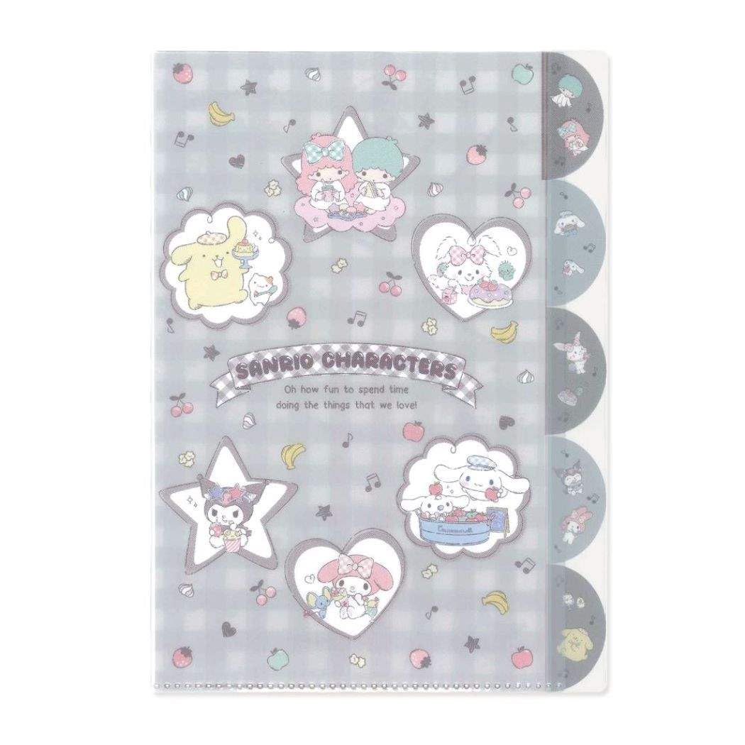 M-Plan A4 Sanrio Characters Index File Japan - Pocket File Mix- Japan Figure Store - #1 Bring To You The Best Japanese Goods