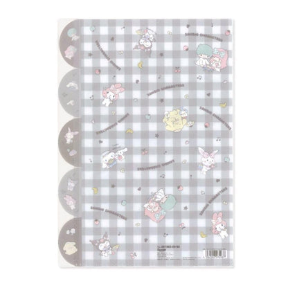 M-Plan A4 Sanrio Characters Index File Japan - Pocket File Mix- Japan Figure Store - #1 Bring To You The Best Japanese Goods