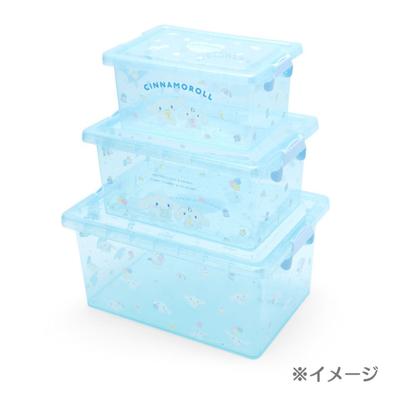 Sanrio Characters Storage Case L With Lid- Japan Figure Store - #1 Bring To You The Best Japanese Goods