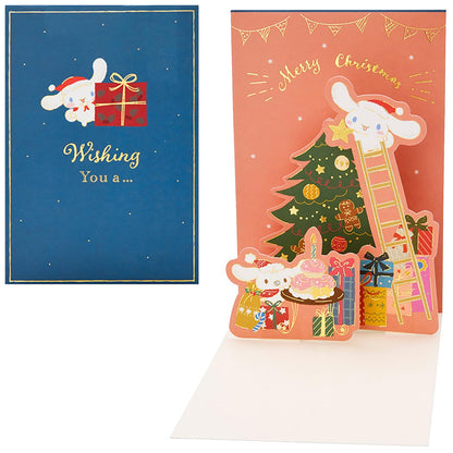 Sanrio Christmas Card Message Card Cinnamoroll Tree Deco Greeting Card Jx 67-3 525375- Japan Figure Store - #1 Bring To You The Best Japanese Goods