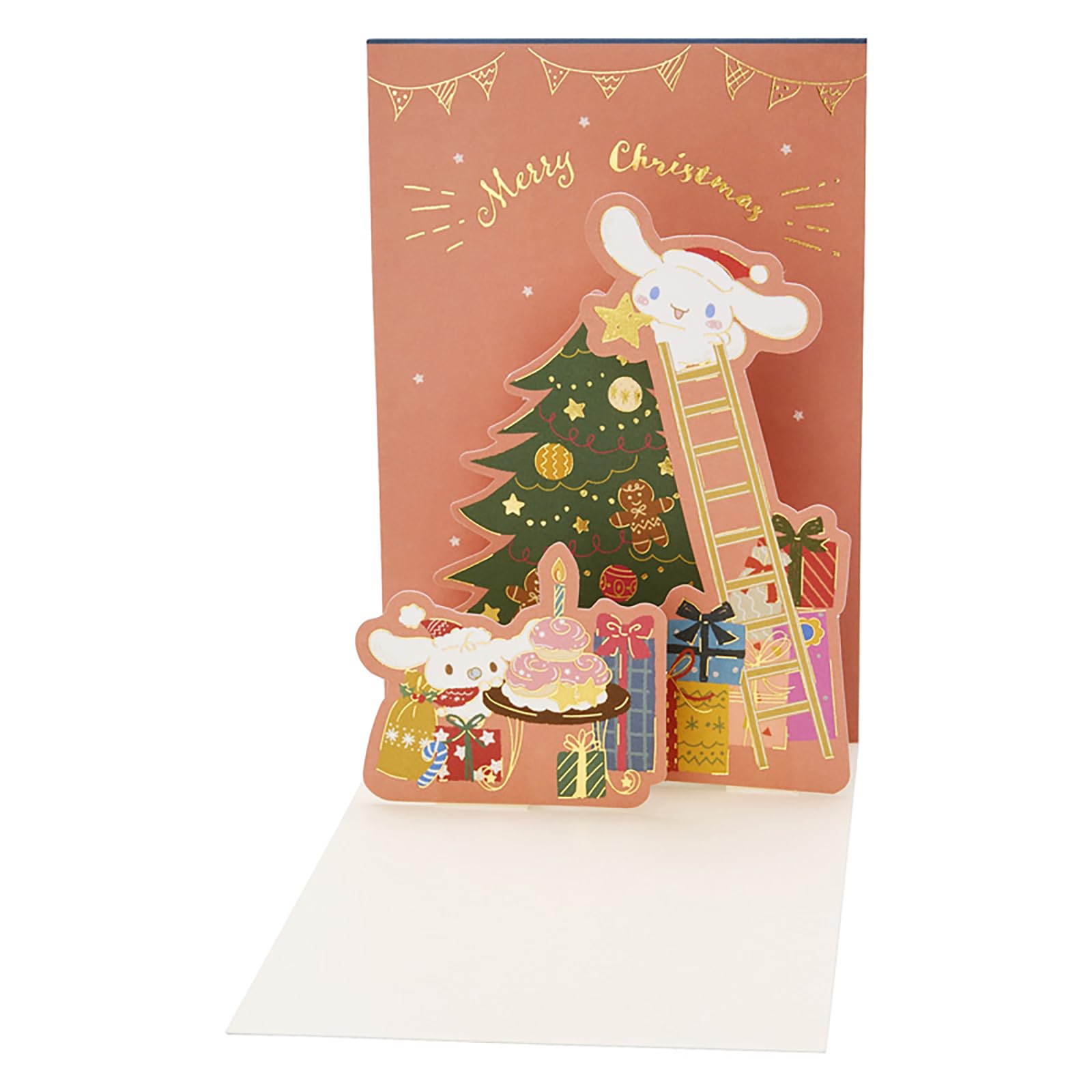 Sanrio Christmas Card Message Card Cinnamoroll Tree Deco Greeting Card Jx 67-3 525375- Japan Figure Store - #1 Bring To You The Best Japanese Goods