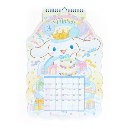 Sanrio Cinnamoroll Die-Cut Calendar 2024 Japan 702510- Japan Figure Store - #1 Bring To You The Best Japanese Goods