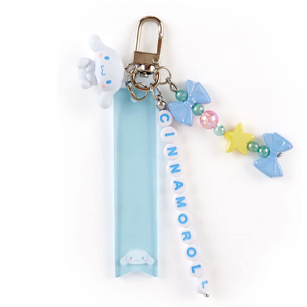 SANRIO Key Chain With Alphabet Stickers Cinnamoroll- Japan Figure Store - #1 Bring To You The Best Japanese Goods