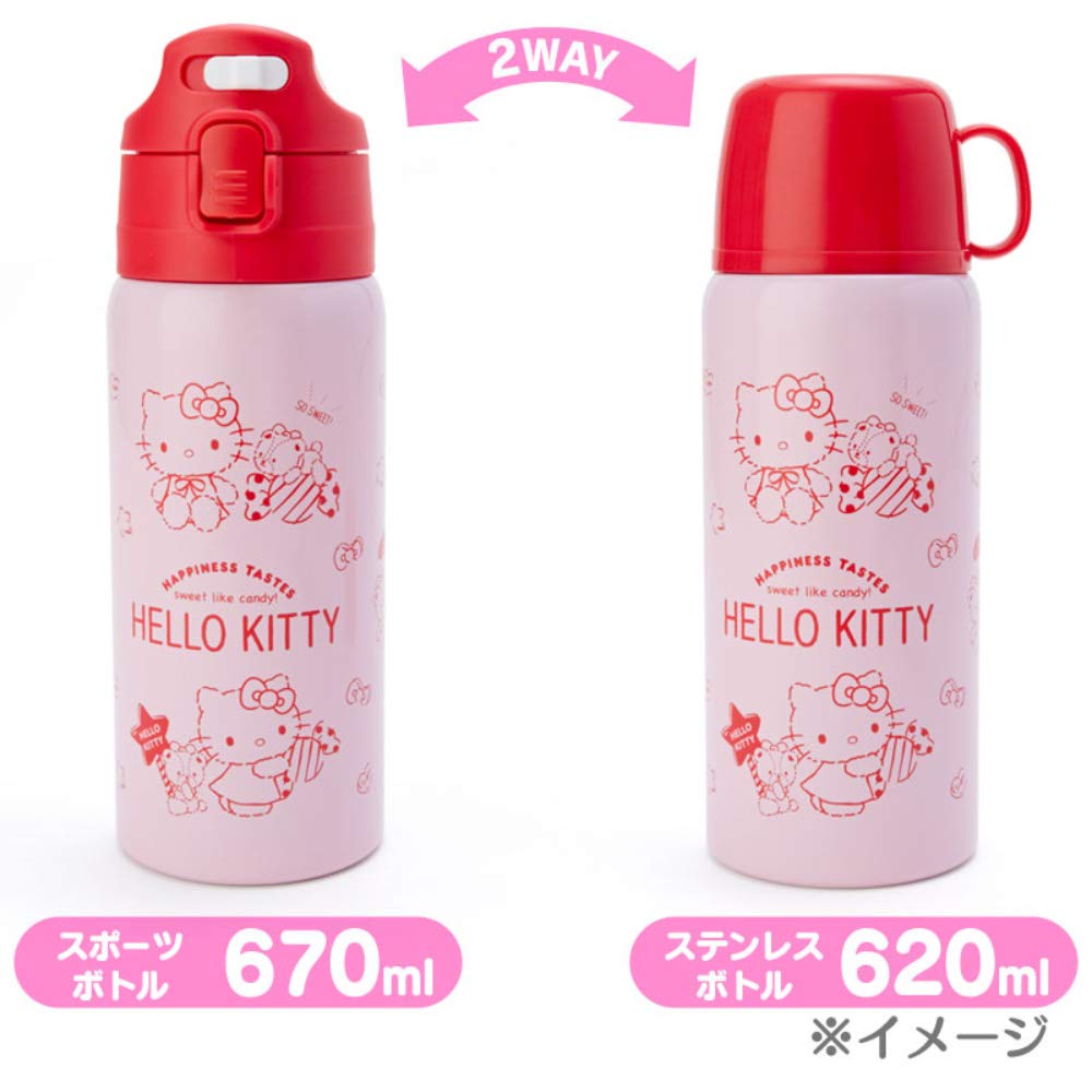 Sanrio Doraemon 2Way Stainless Bottle (I&M Doraemon) 620Ml- Japan Figure Store - #1 Bring To You The Best Japanese Goods