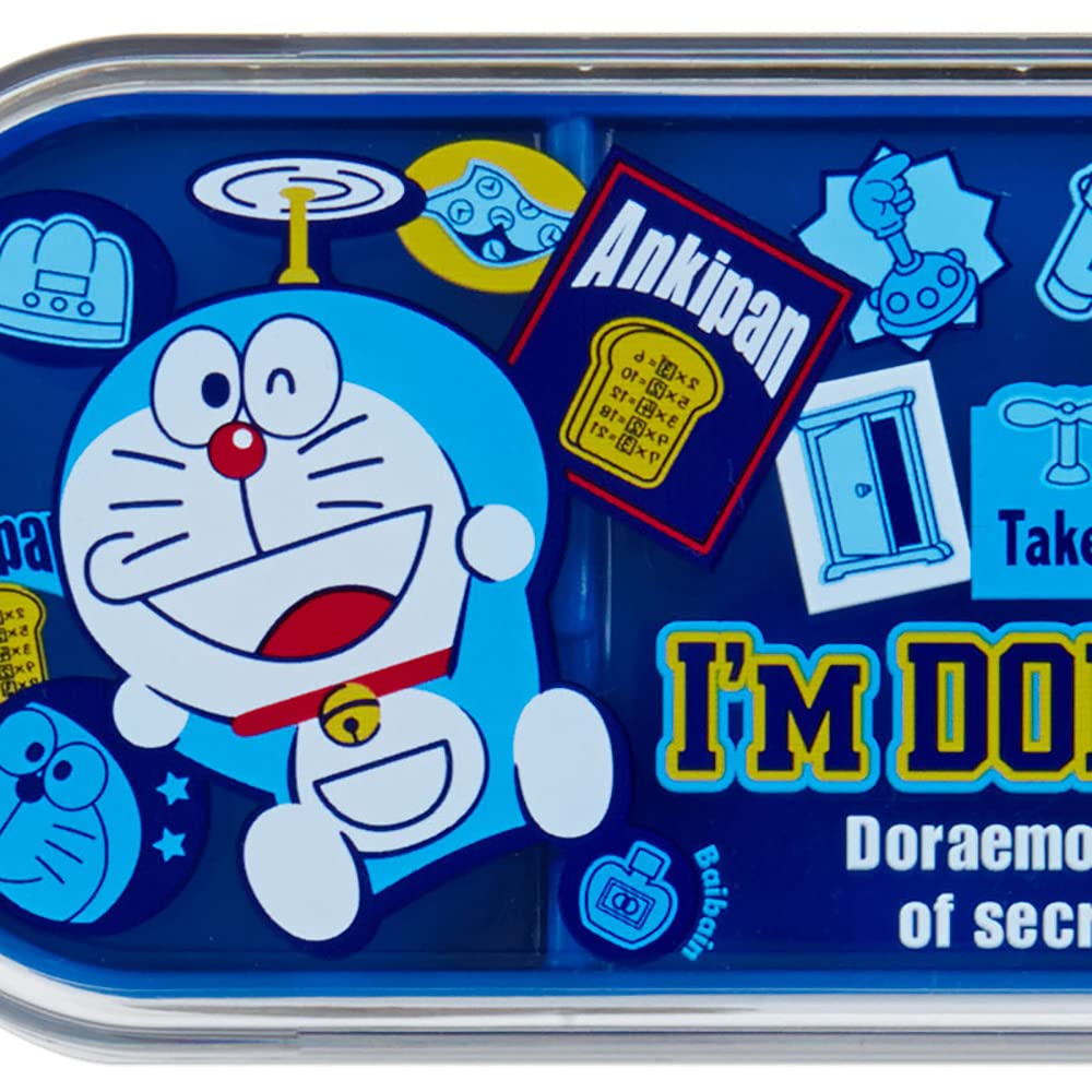 Lunch Combi Spoon & Fork Set Doraemon Secret Gadgets Logo- Japan Figure Store - #1 Bring To You The Best Japanese Goods