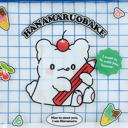 Sanrio Hanamaru Ghost Flat Pouch 16.5x23x1cm 218685- Japan Figure Store - #1 Bring To You The Best Japanese Goods