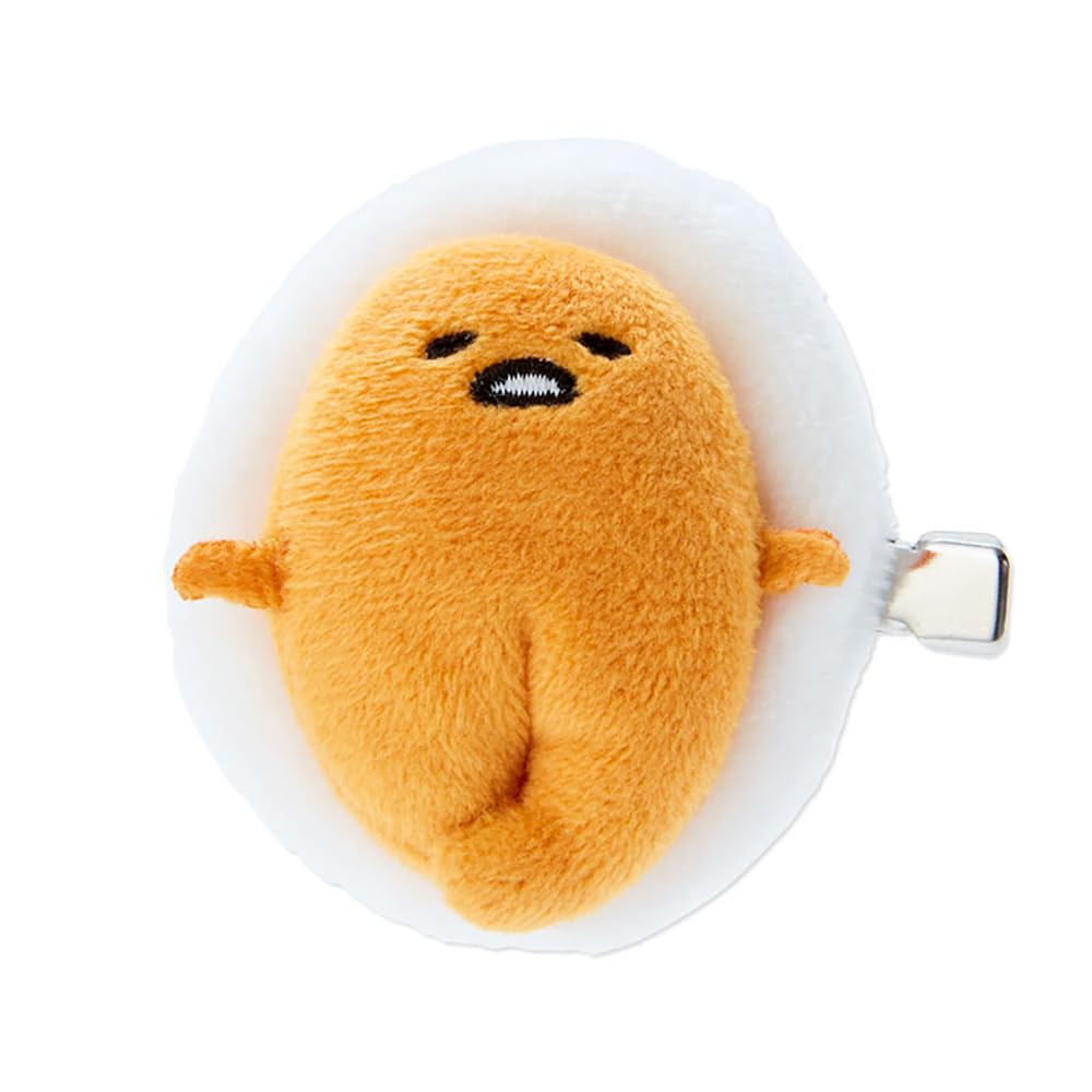 Sanrio Gudetama Land Mascot Hair Clip Cute Fashion Accessory 256421- Japan Figure Store - #1 Bring To You The Best Japanese Goods