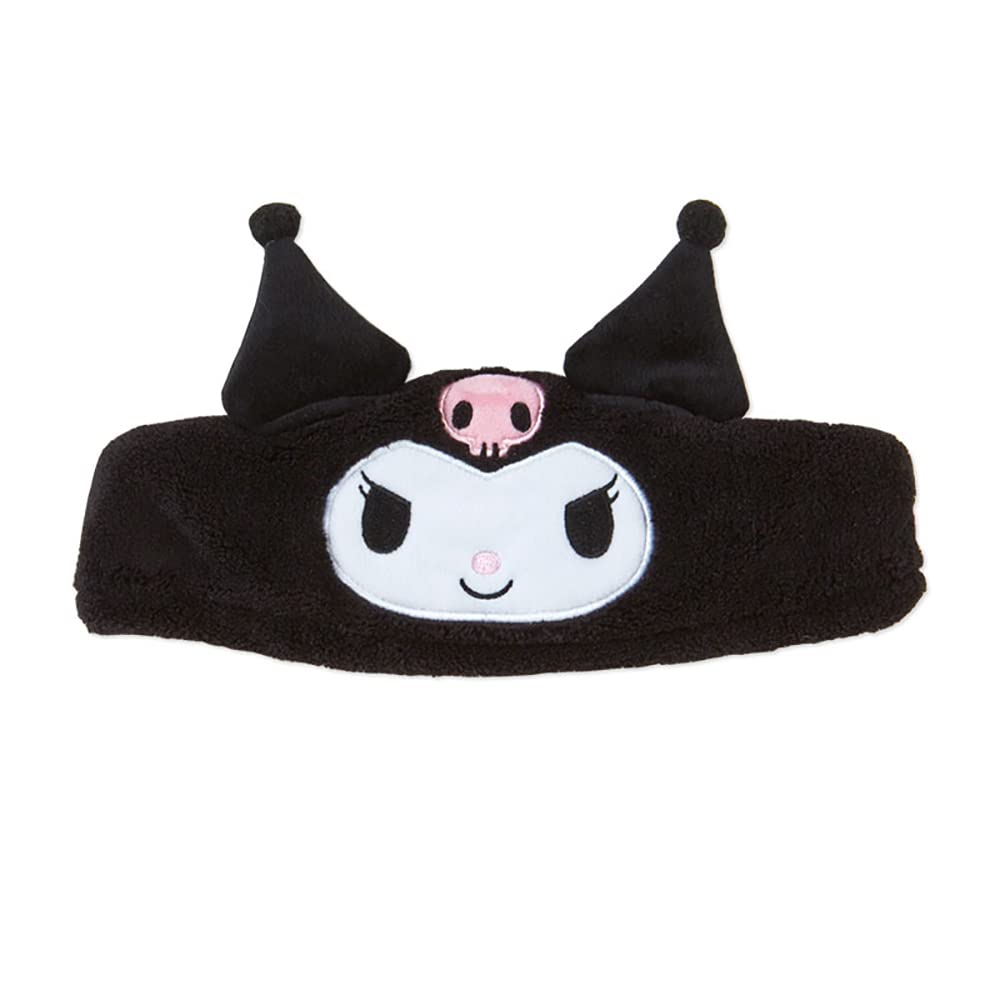 Sanrio Hair Band Hair Turban Headband Black Kuromi Kuromi Face Wash Makeup Free Size Girl Character 986216 Sanrio- Japan Figure Store - #1 Bring To You The Best Japanese Goods