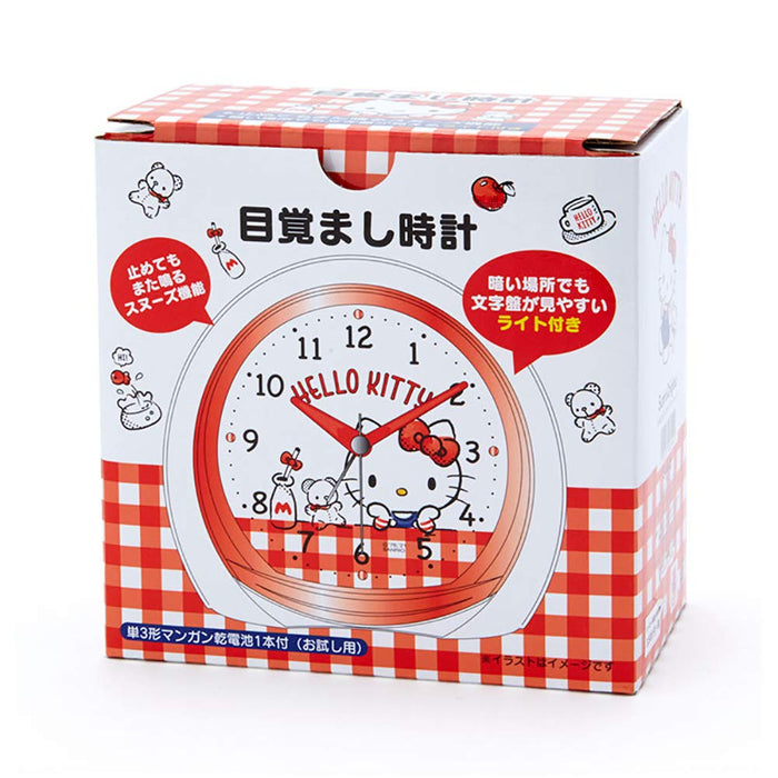 Sanrio Hello Kitty Alarm Clock (Check) 480444- Japan Figure Store - #1 Bring To You The Best Japanese Goods