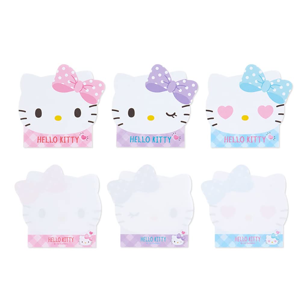 SANRIO Character Face Shaped Memo Hello Kitty- Japan Figure Store - #1 Bring To You The Best Japanese Goods