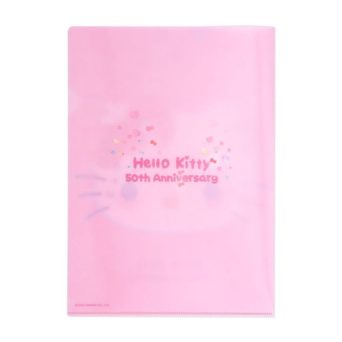Sanrio Hello Kitty Clear File 50th Anniv The Future In Our Eyes 473553- Japan Figure Store - #1 Bring To You The Best Japanese Goods