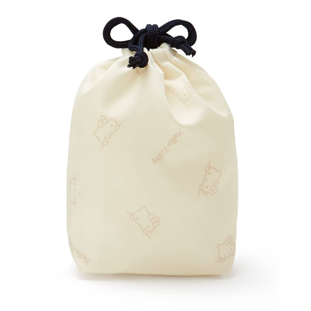 Sanrio 339555 Hello Kitty Clear Pouch With Drawstring Simple Design - Hello Kitty Clear Pouch- Japan Figure Store - #1 Bring To You The Best Japanese Goods
