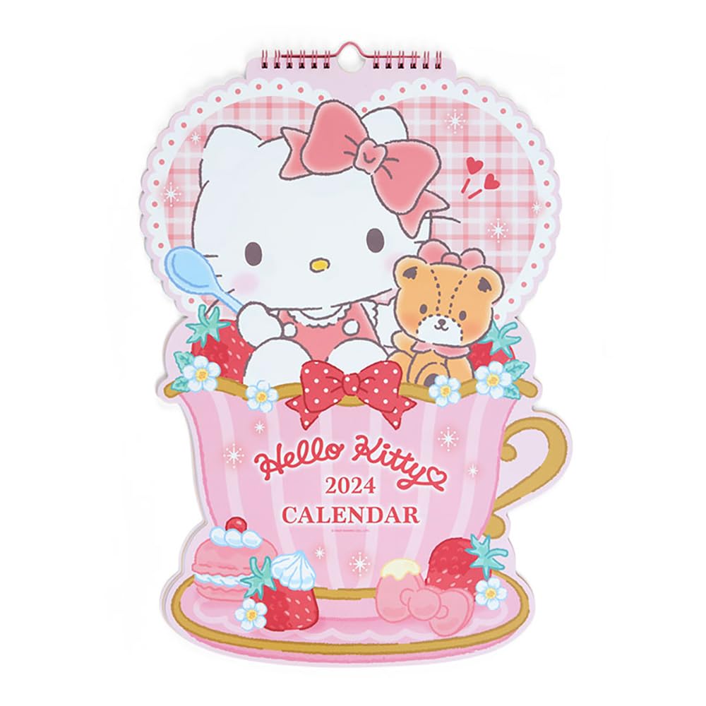 Sanrio Hello Kitty Die Cut Calendar 2024 - Japan 702366- Japan Figure Store - #1 Bring To You The Best Japanese Goods
