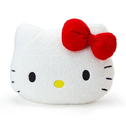 Sanrio Hello Kitty Face Shaped Cushion M- Japan Figure Store - #1 Bring To You The Best Japanese Goods