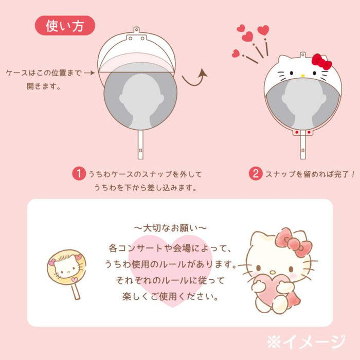 Sanrio Hello Kitty Enjoy Idol Fan Case – Compact Cooling Solution- Japan Figure Store - #1 Bring To You The Best Japanese Goods