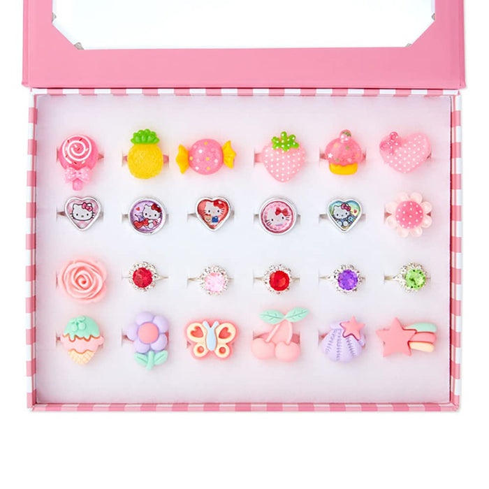 Sanrio Hello Kitty Fashionable And Cute Ring Set - Japanese Hello Kitty Ring Set- Japan Figure Store - #1 Bring To You The Best Japanese Goods