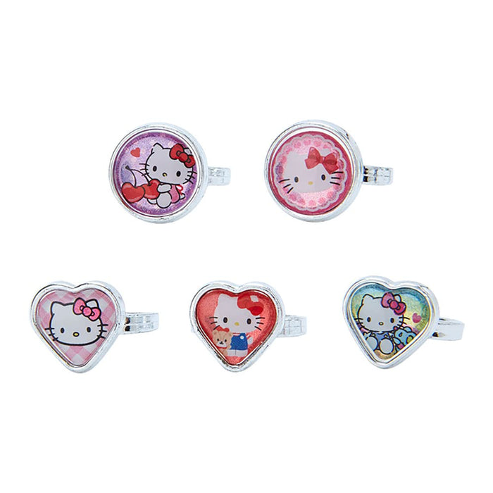 Sanrio Hello Kitty Fashionable And Cute Ring Set - Japanese Hello Kitty Ring Set- Japan Figure Store - #1 Bring To You The Best Japanese Goods