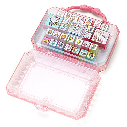 Sanrio Hello Kitty Friend Stamp Set 16.5 × 4.5 × 18.5Cm Polystyrene N-1709-769703- Japan Figure Store - #1 Bring To You The Best Japanese Goods
