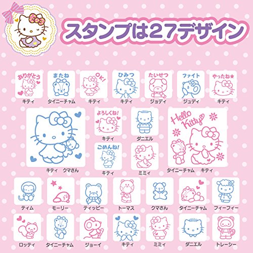 Sanrio Hello Kitty Friend Stamp Set 16.5 × 4.5 × 18.5Cm Polystyrene N-1709-769703- Japan Figure Store - #1 Bring To You The Best Japanese Goods