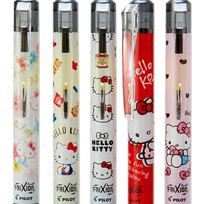 SANRIO Ballpoint Pen Frixion Set Of 5 Hello Kitty 0.5Mm- Japan Figure Store - #1 Bring To You The Best Japanese Goods