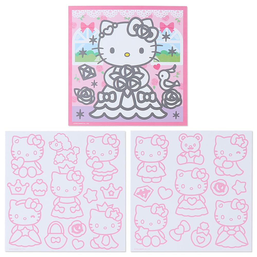 Sanrio Hello Kitty Hatte Foil Sheet Set From Japan 549525- Japan Figure Store - #1 Bring To You The Best Japanese Goods