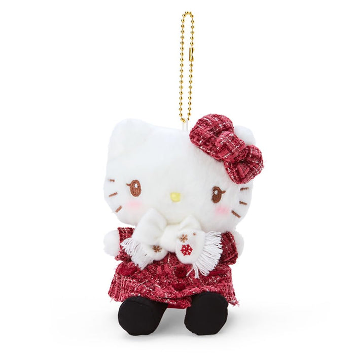 Sanrio Hello Kitty Mascot Holder Winter Dress 474355- Japan Figure Store - #1 Bring To You The Best Japanese Goods