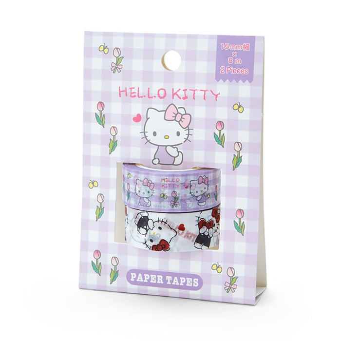 Sanrio Hello Kitty Japan Paper Tape Set (2 Rolls) 549924- Japan Figure Store - #1 Bring To You The Best Japanese Goods